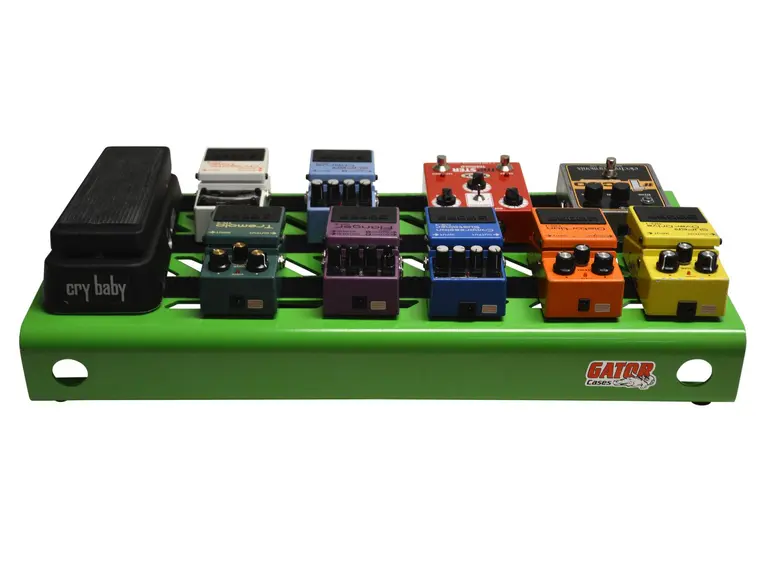 Gator GPB-BAK-GR Aluminum Pedal Board Screamer Green - GF3 USA 